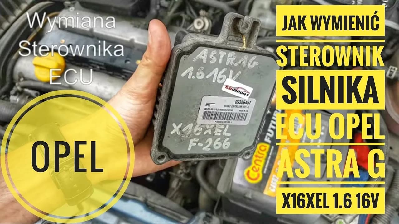 Gdzie znajduje się sterownik silnika Astra G? Odkryj łatwe lokalizacje
